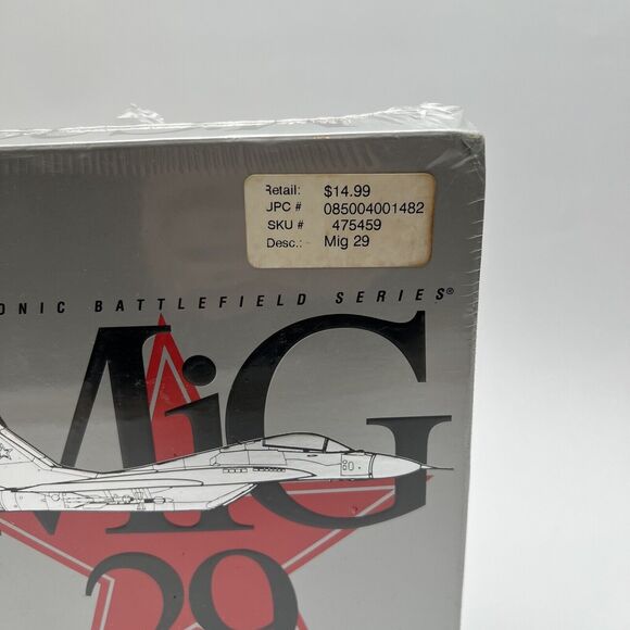 VINTAGE 1993 MiG-29 Spectrum Holobyte Computer Wargame PC Game Sealed New - Picture 3 of 15
